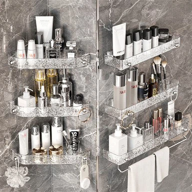 浴室用三角収納ラック